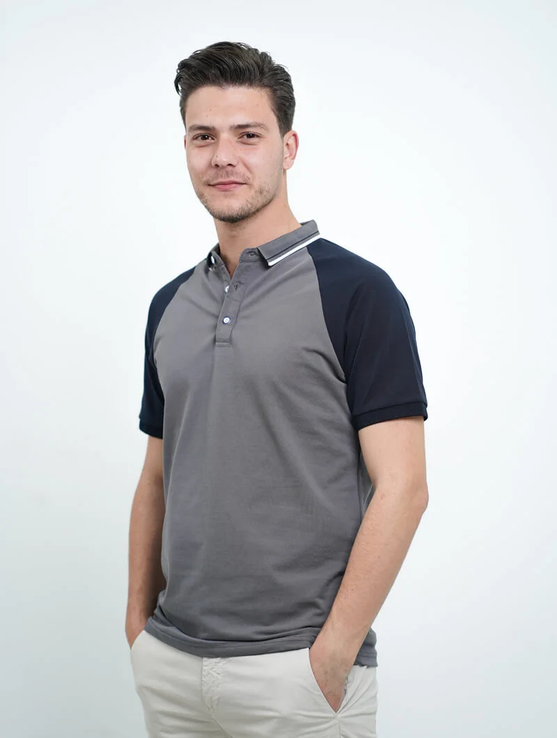 Polo color block
